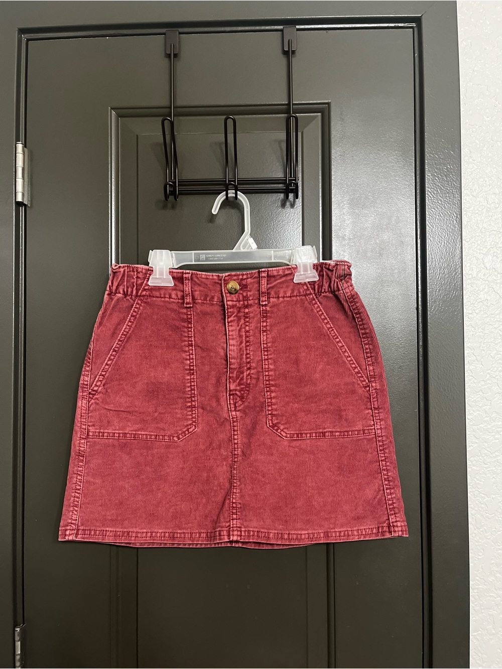 American Eagle Mauve Denim Mini Skirt